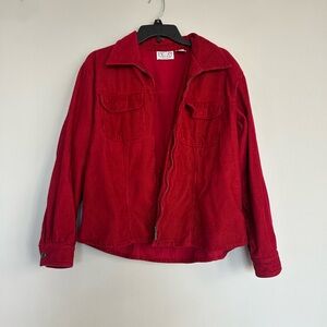 Vintage Red Corduroy Jacket